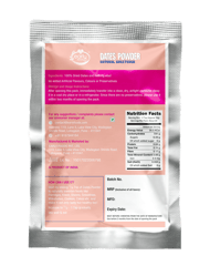 Early Foods (Trial Pack) Dry Dates Powder - Natural Sweetener 50g