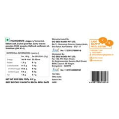 GO DESi Tangy Imli with Garlic, Pack of 50 Pieces, Desi popz, Tamarind and Jaggery Candy, Lollipop, Khatta Meetha pop, Digestive Candies, 450 gm