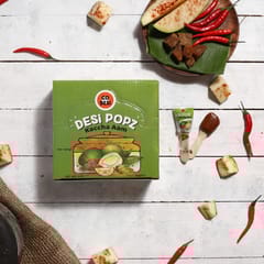 GO DESi Kaccha Aam, Pack of 40 Pieces, Desi popz, Sour Kachha Aam Candies, Lollipop, Khatta pop, Raw Mango Candy, Fruit Snacks, 360 gm