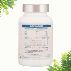 DHI DHT BLOCKER CONTAIN SAW PALMETTO & PUMPKIN SEED POWDER CONTROLS HAIR FALL & BOOST HAIR GROWTH - 60 VEG CAPSULES