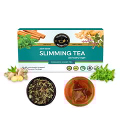 TEACURRY Slimming Tea with Diet Chart (1 Month pack | 30 Tea Bags) - Helps in Weight Loss for both Men & Women