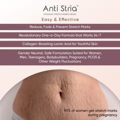 ANTI STRIA™ Stretch Marks Cream for Women & Pregnancy | Lactic Acid & Shea Butter | Once-a-Day Application | Recommended by 100+ OBGYNs & Dermatologists | Pregnancy-Safe, Retinol-Free