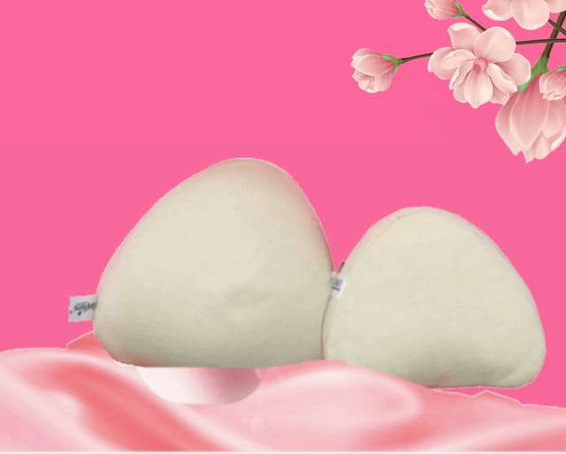 Canfem Triangle Shaped Medium Weight Fabric Breast Prosthesis